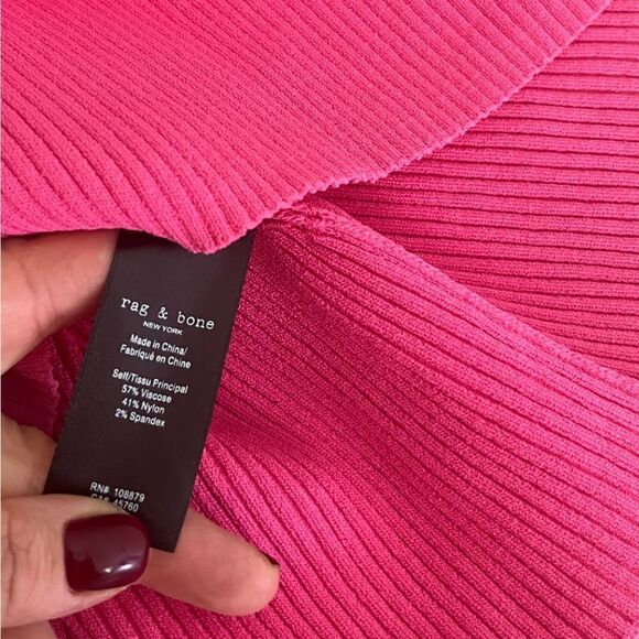 RAG & BONE
Sweetheart Neckline Tank Magenta Asher Top NWT Size L - Picture 5 of 9